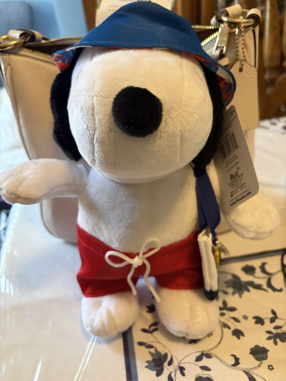 NWT Snoopy Fourt of July Simmer Plush stuffed Doll